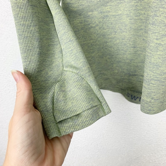 lululemon | Swiftly Tech 2.0 Long Sleeve Asphalt Grey Lemon - Picture 4 of 5